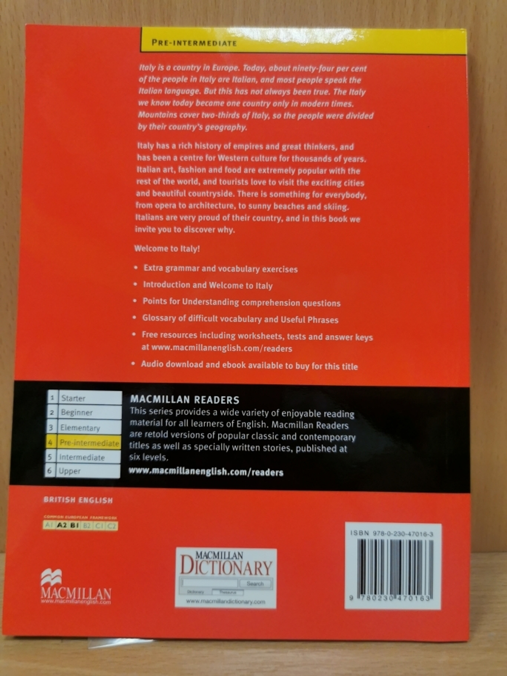 Macmillan Cultural Readers: Italy +CD Pre-Int