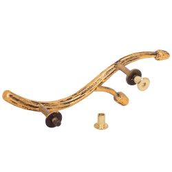 Ручка мебельная Орхидея Симпл 6.5х19.5см Амбер