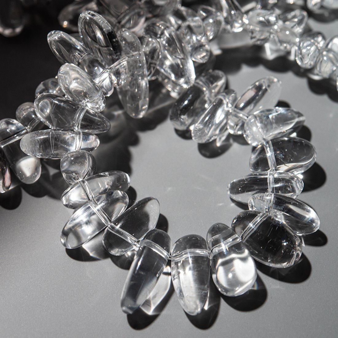 Горный хрусталь натуральный, перышки, фриформ, 10-18*3-8мм