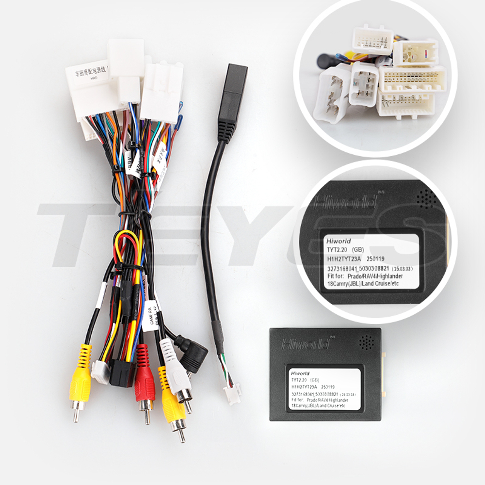 Магнитола для Toyota Land Cruiser Prado 150 2014-2017 (рамка 10) - Teyes CC3-2K монитор 13", QLED+2K, Android 10, 4G SIM-слот, CarPlay