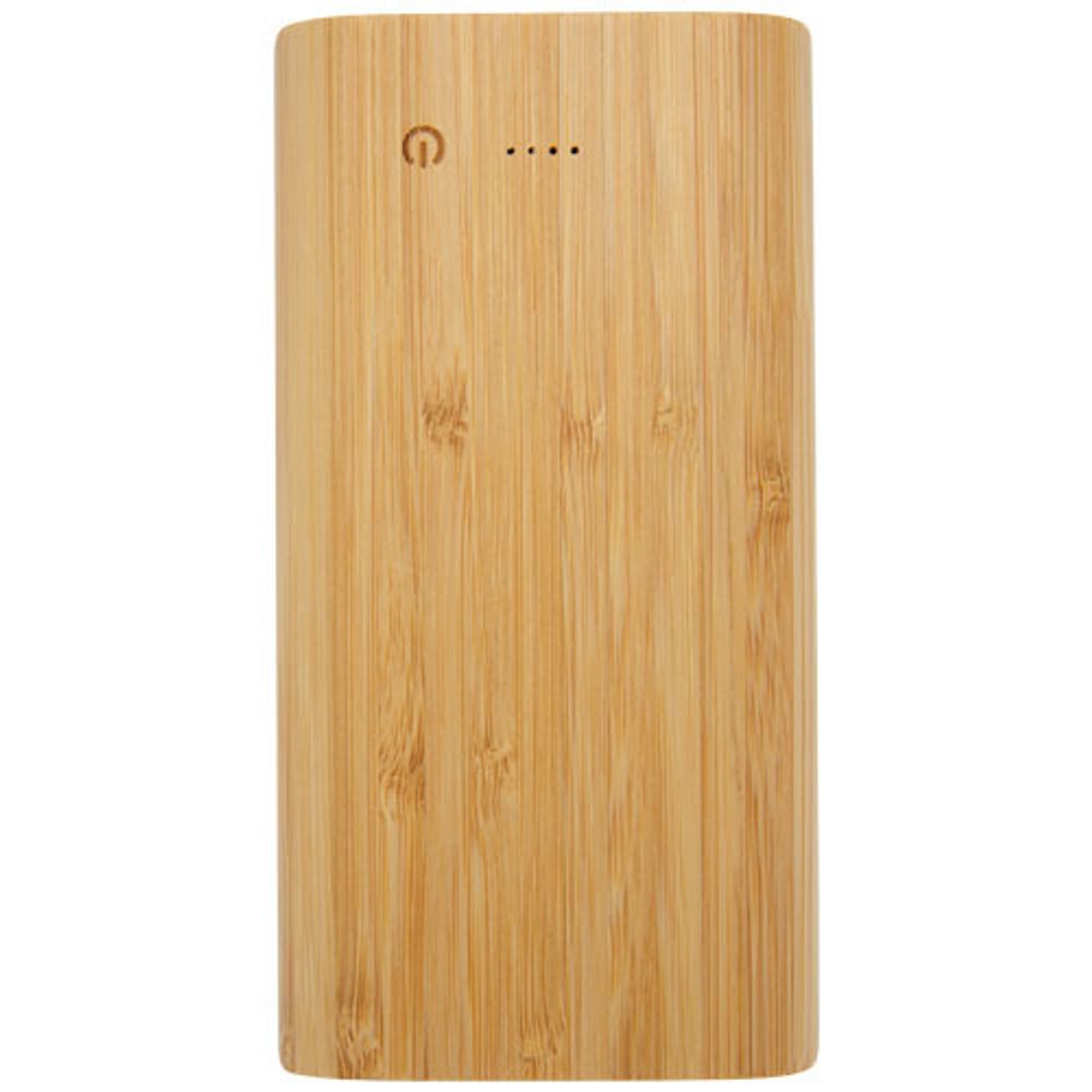 Портативное зарядное устройство Tulda из бамбука, 20,000 мАч