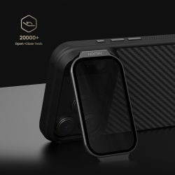 Чехол из карбона с MagSafe для iPhone 17 Pro Max, серия CarboProp Magnetic (версия с прозрачной крышкой) от Nillkin