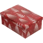 Коробка подарочная «Веселые елочки» 19*13*7,5 см