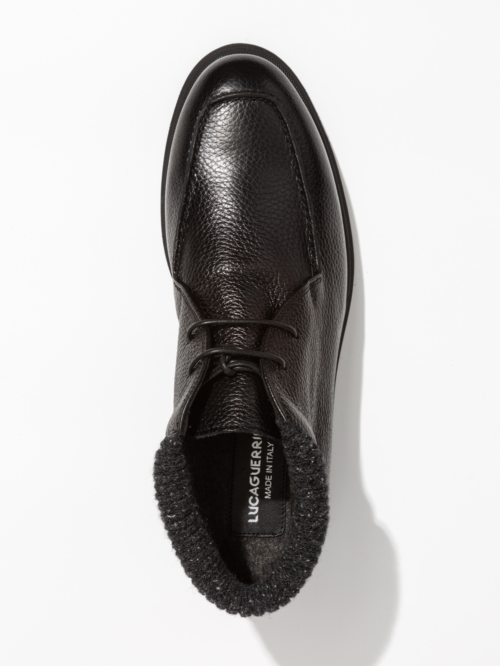 Кожаные ботинки Luca Guerrini 11542 черные
