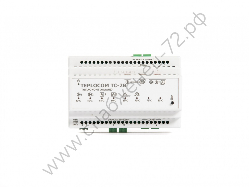 Теплоконтроллер TEPLOCOM Каскад TC-2B для сист отопления упр каскадом из 2 котлов