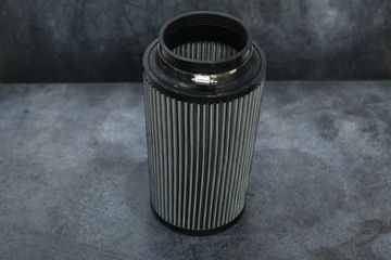 Фильтр нулевого сопротивления конус большой 76, 89, 102мм серый