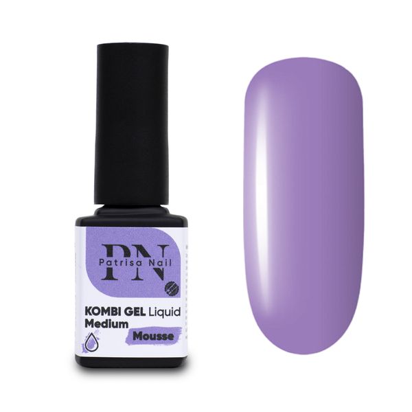 Patrisa Nail, Комби гель камуфлирующий Kombi Gel Liquid Medium Mousse 12 мл