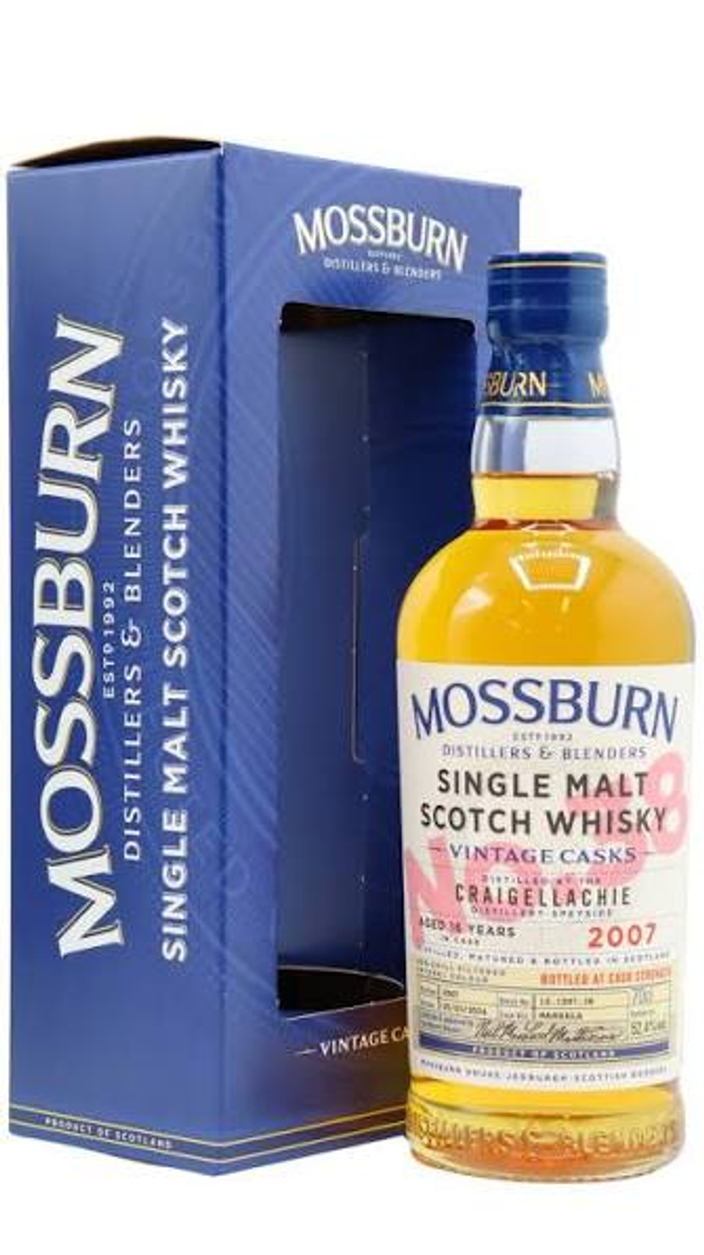 Виски Mossburn Craigellachie 16 Year Old, 0.7 л.