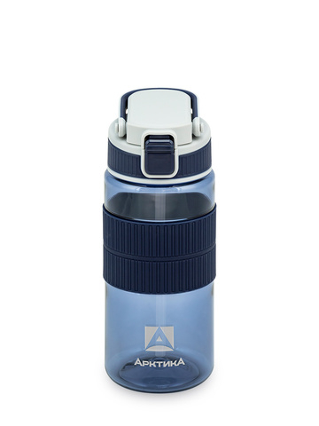 722 Тритановая бутылка с манжетом и питьевой трубочкой на 0.55л