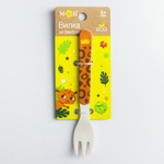 5083961 Вилка детская из бамбука «Леопард»