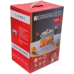 Кастрюля из боросиликатного стекла 2,5л «Хай-Тек» с деревянными ручками