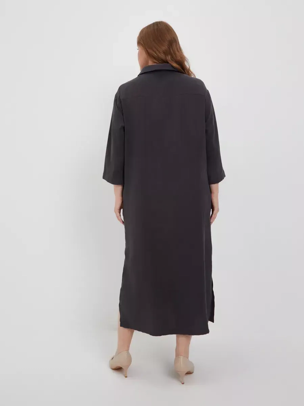 Платье-рубашка с поясом