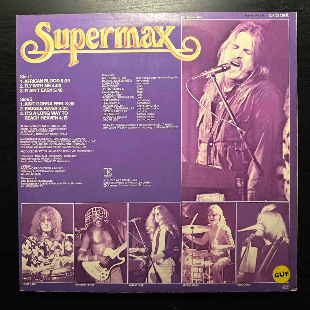 Supermax- Fly With Me (Германия 1979г.)