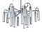 Люстра NEWPORT 4526+3/C chrome new