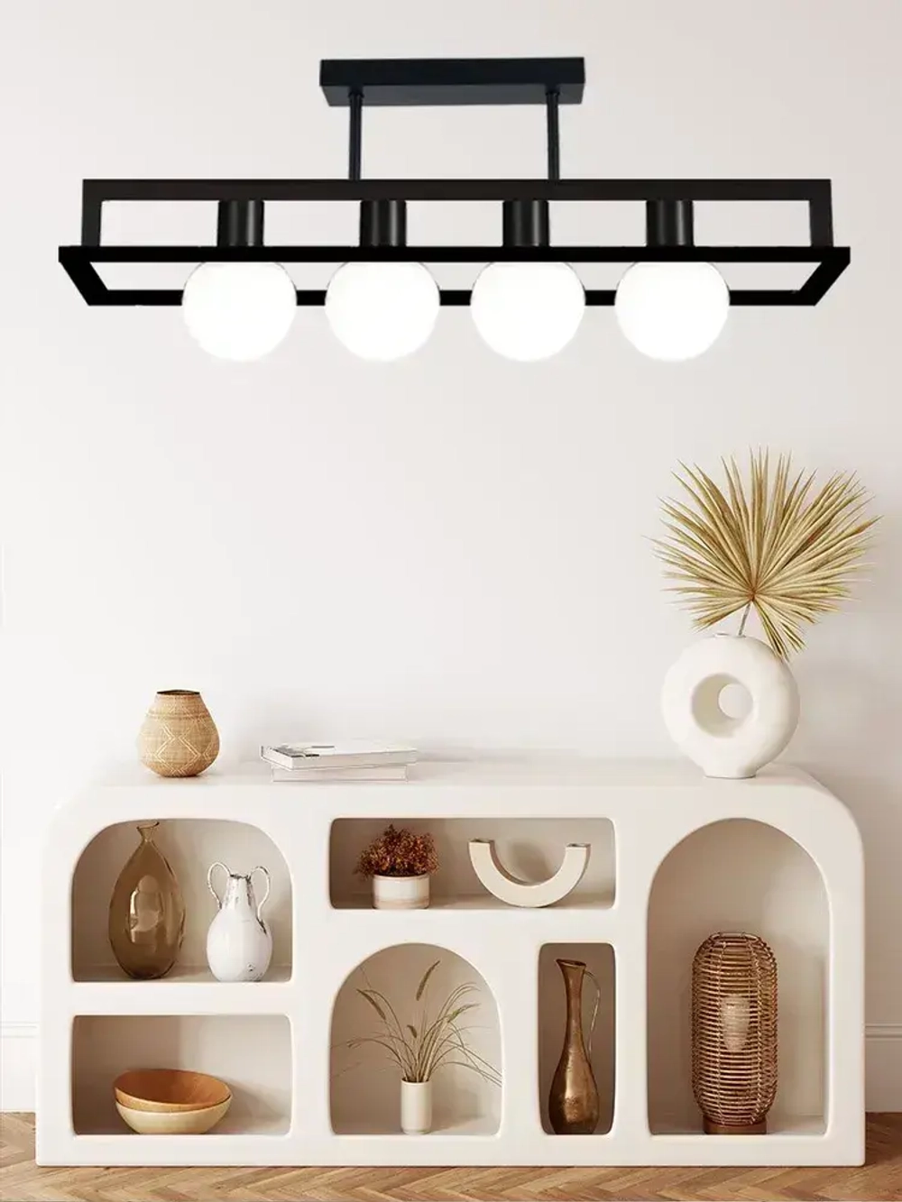 Люстра потолочная на кухню,в гостиную,светильник лофт,черный,E27,AYHOME