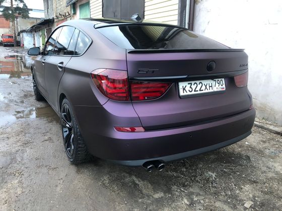 Пленка матовый сатин хамелеон фиолетовый черный Black to Purple Matte Carbins 8 погонных метров