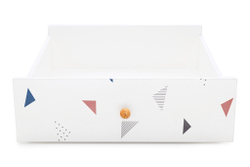 Ящики для кровати Бельмарко Stumpa Треугольники розовый синий