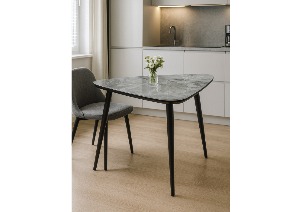 Журнальный стол Woodville Рамси серый мрамор