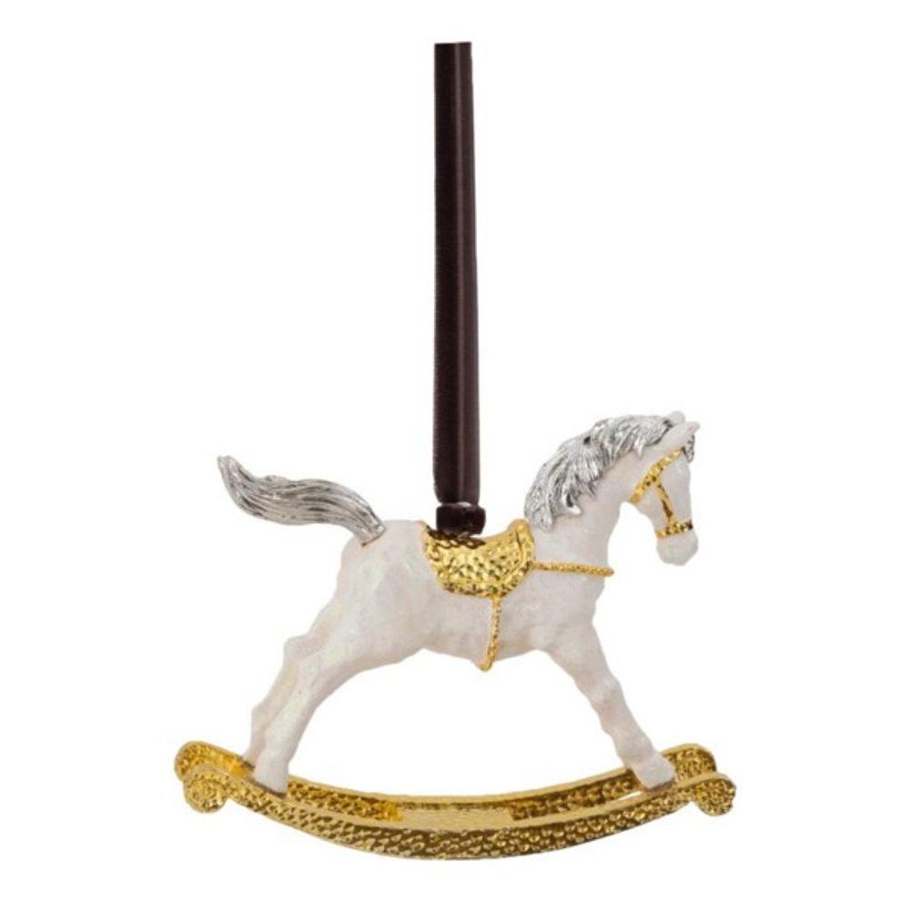 Декоративноеукрашение 12х9см Michael Aram Лошадка-качалка