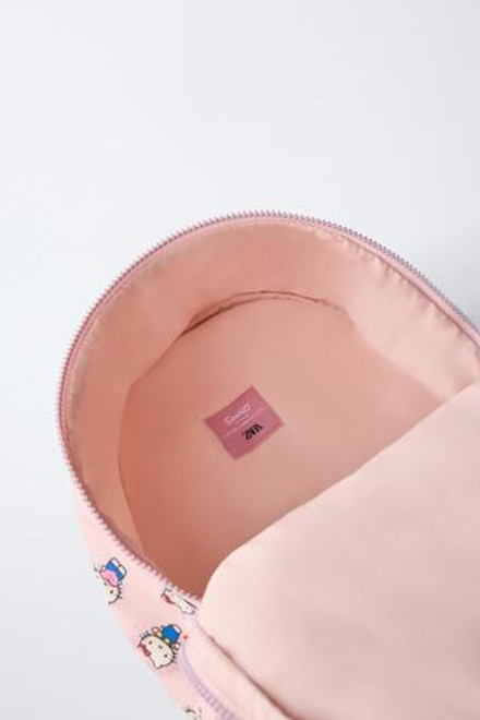 ZARA ШКОЛЬНЫЙ РЮКЗАК HELLO KITTY © SANRIO, ЭКРЮ
