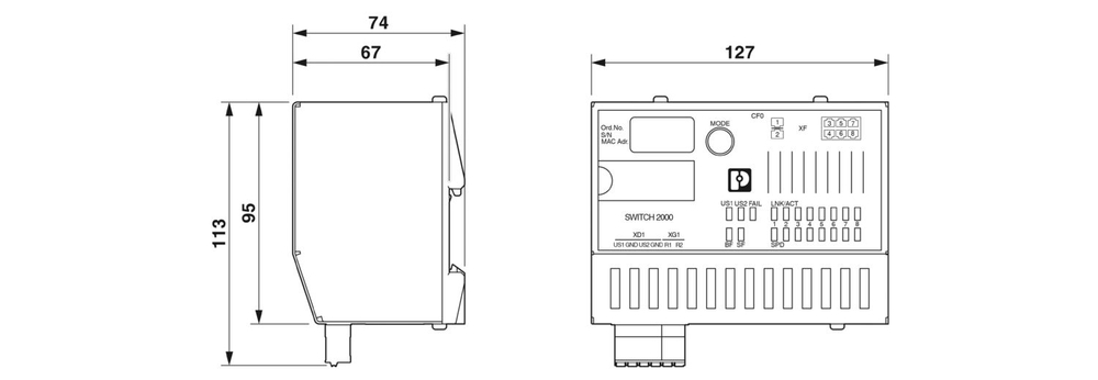 1043491 - FL SWITCH 2506-2SFP - Industrial Ethernet Switch