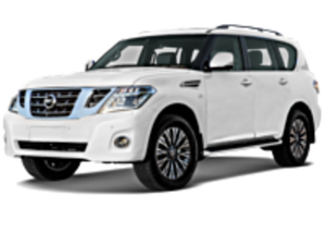 Багажники на крышу Nissan Patrol Y62 2010-2019 на рейлинги