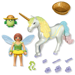 Playmobil - Единорог для коллекционирования: Радужный Цветок с феей 71840