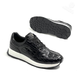 Кроссовки Stefano Ricci из кожи крокодила