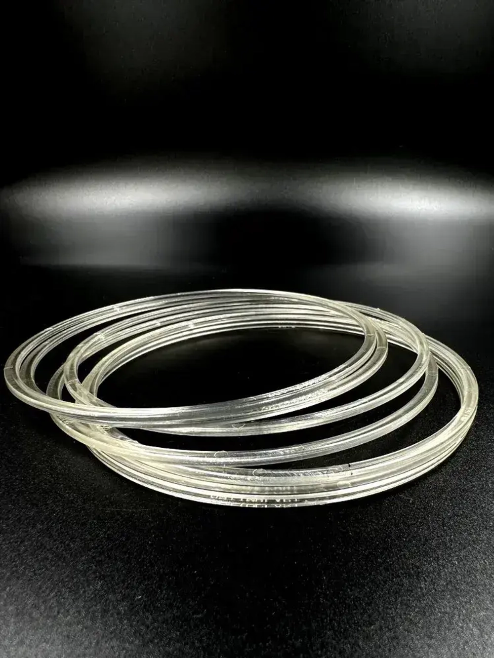 Термокольцо прозрачное для натяжного потолка диаметр 126мм 5 шт