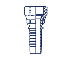 Фитинг DN 08 JIC (Г) 9/16