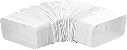 Гибкий патрубок, прямоугольный, для изменения направления и поворота до 180˚ (ширина 227 / высота 94 мм), длина 240-600 мм