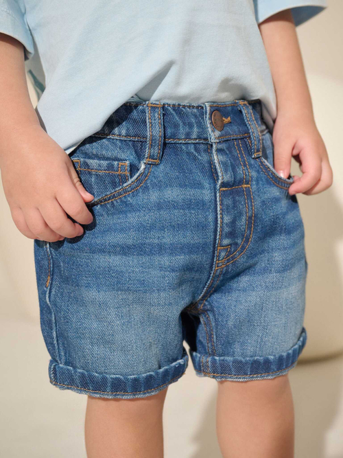 Шорты джинсовые для мальчика Next AG7-271, Синий