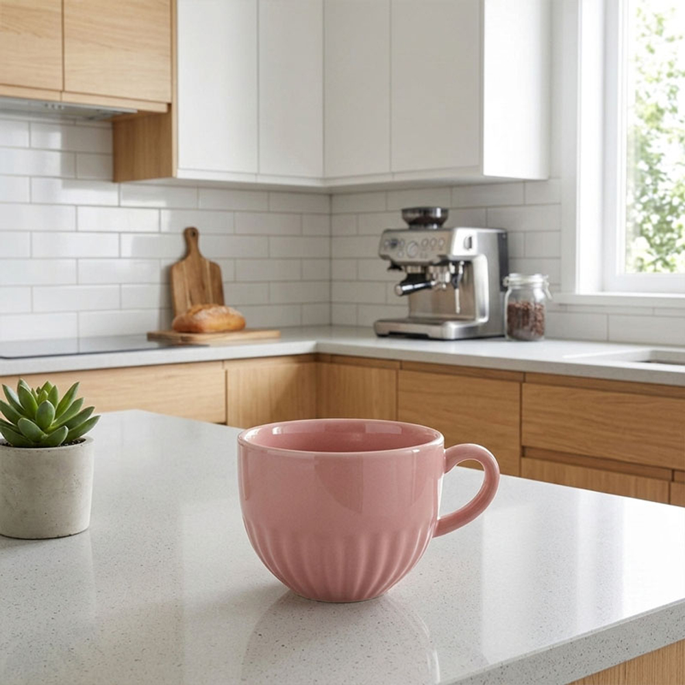 Кружка KERAMISK KUP, 360 мл, розовый