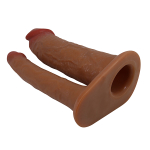 Мужской страпон для двойного проникновения на широких регулируемых трусиках Pretty Love Harness Briefs Keaven BW-022106