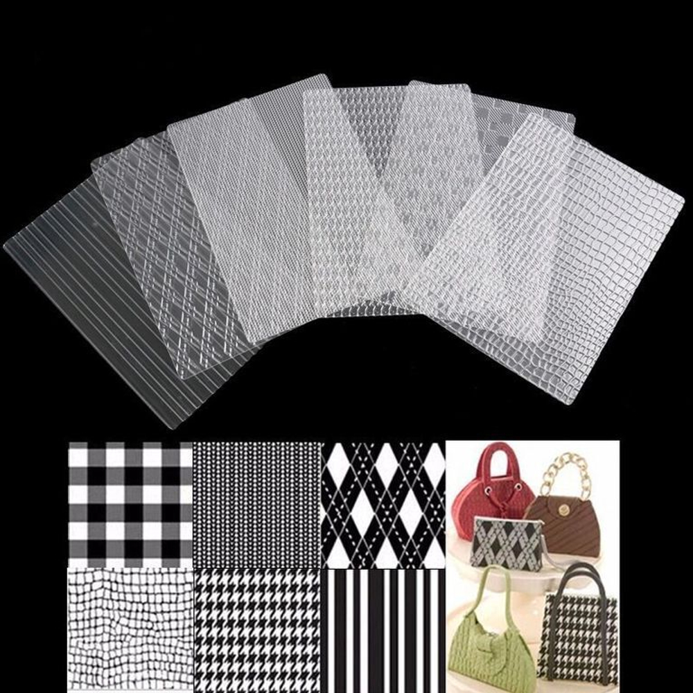 Набор текстурных матов «Ткани» 6 шт