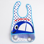 1890561 Нагрудник с карманом для мальчика, непромокаемый, на липучке, цвета МИКС