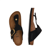 Кожаное вьетнамки Gizeh Big Buckle LENB Birkenstock - черный(1024107)