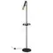 4240/1F HIGHTECH ODL21 381 черн/зол/металл Напольн.св-ник c выкл, USB IP20 LED GU10 max 10W MEHARI