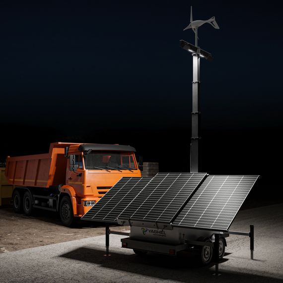 Передвижная электростанция ветро-солнечная, фото №776002561