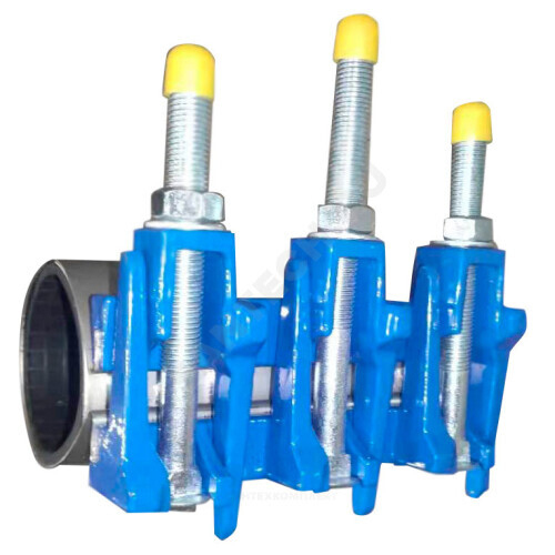 Хомут ремонтный с чугун замком сталь нерж Ду 200 Дн 217-229 L=200мм Benarmo