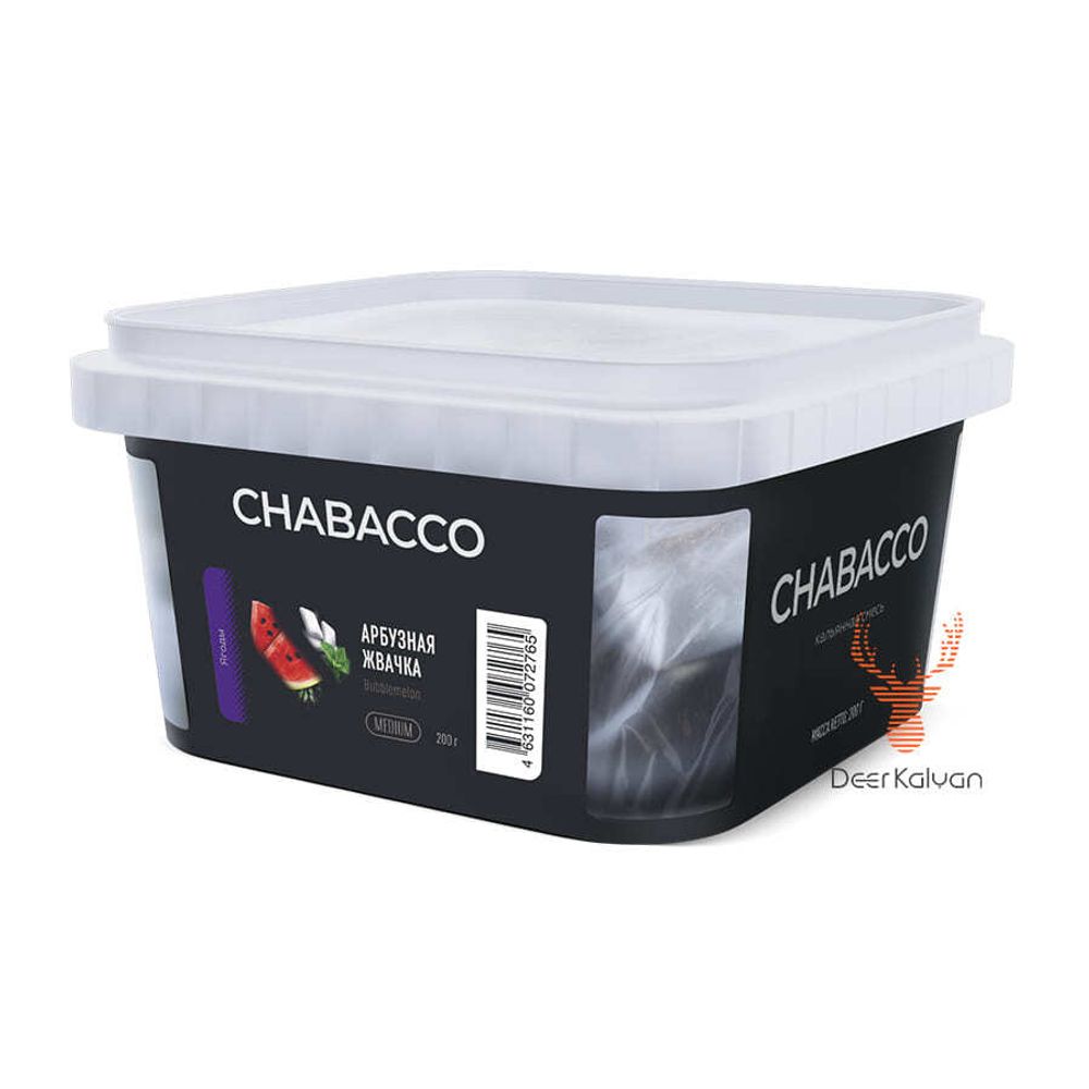 [М] Chabacco &quot;Watermelon Gum&quot; (Арбузная Жвачка) Medium 200 гр.