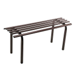 Скамейка «№1» 101*34,5*42см цвет черный