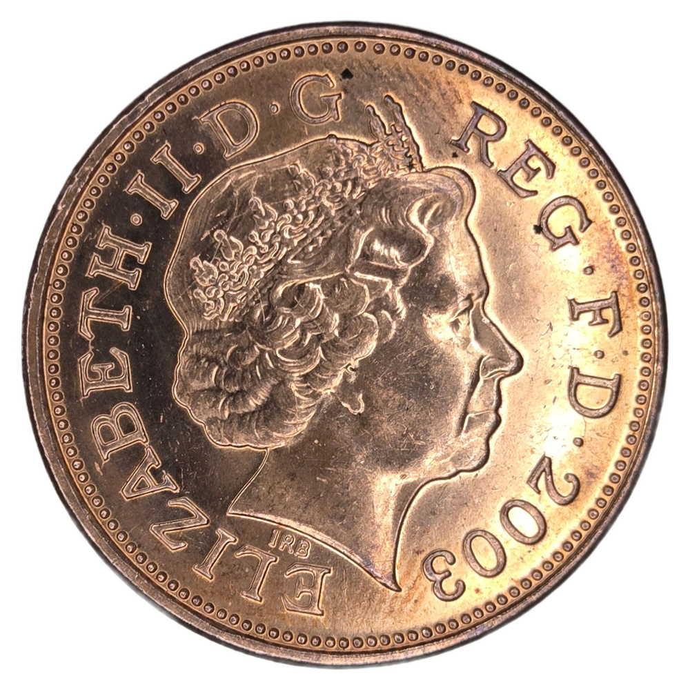 United Kingdom, 2 Pence, 2003 - Elizabeth II (4th Portrait), XF