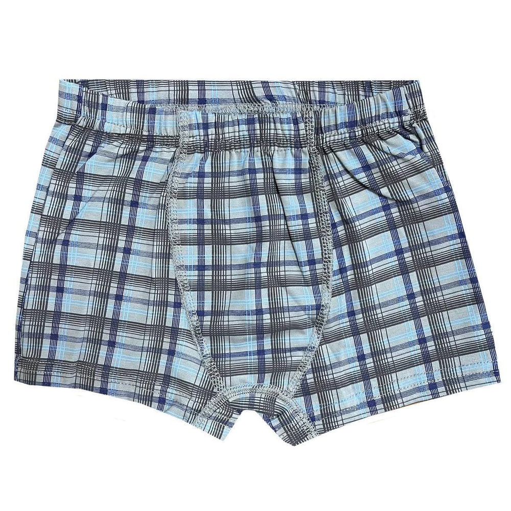 Трусы для мальчиков 13516 32 сер.клет. (ТрансТекс), 1 шт.