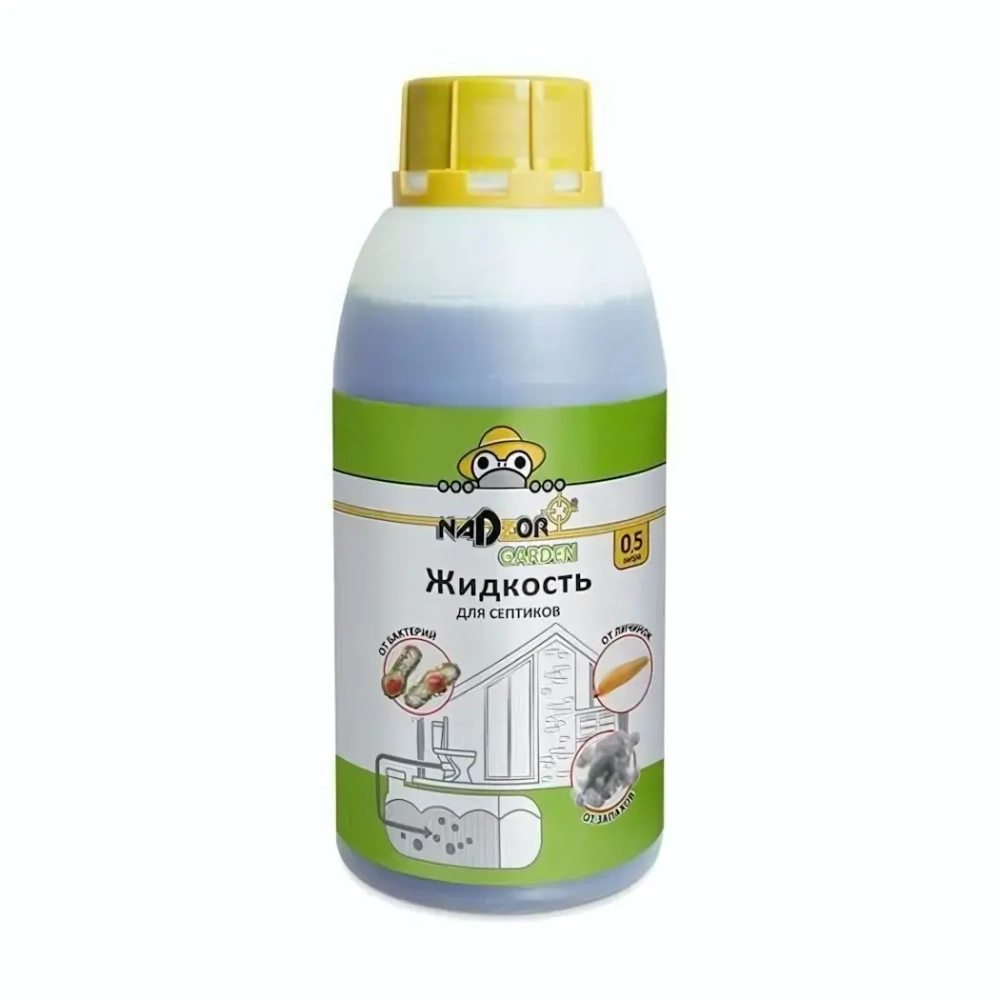 Жидкий концентрат для выгребной ямы и дачных туалетов «Nadzor Garden» 500мл
