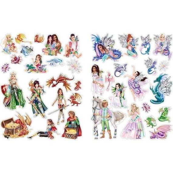 TOPModel Stickerworld DRAGON WORLD