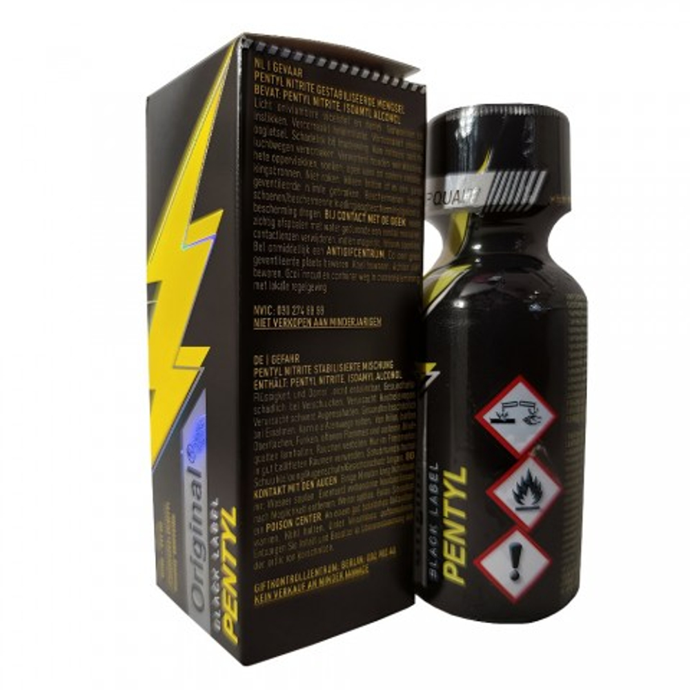 Попперс Original Black label Pentyl 30 мл.