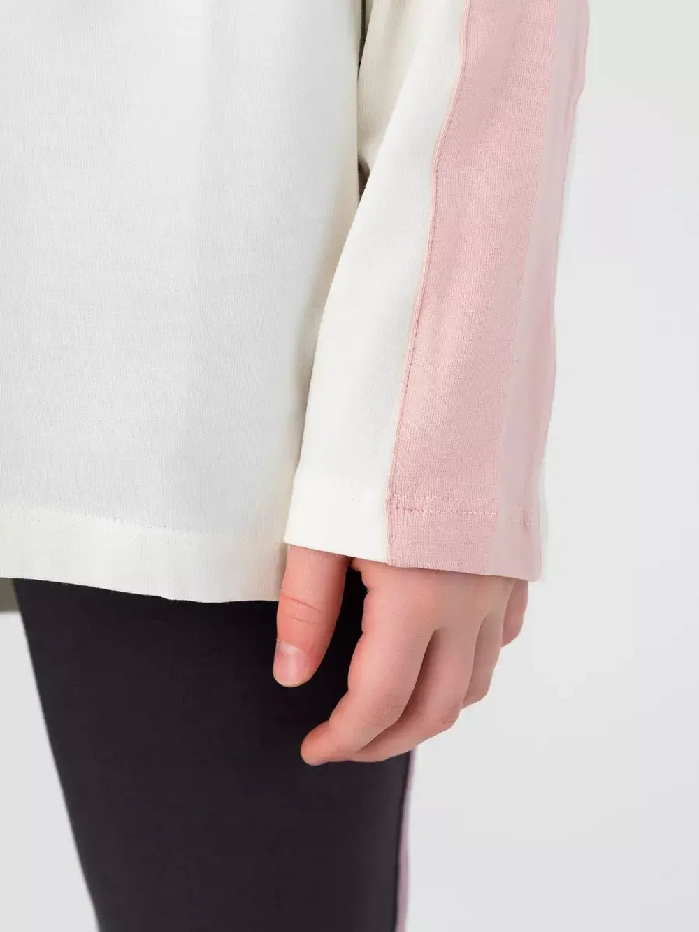 Лонгслив оверсайз для девочки