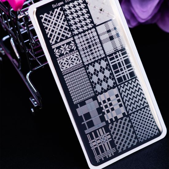 Пластина для стемпинга Enigma Stamping №020