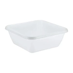 Таз квадратный 17л Белый